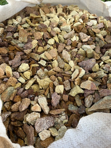 Златолит персиковый декоративная каменная крошка купить в Ханты-Мансийске