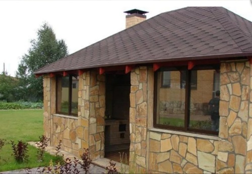 Плитняк златолит жёлтый для фасада 1,5-3 см купить в Ханты-Мансийске