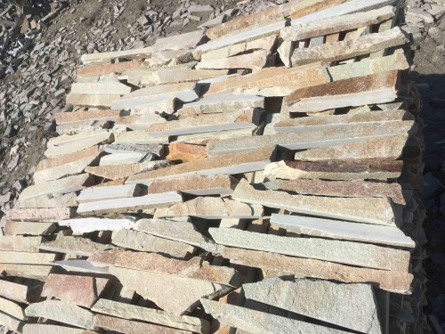 Горбушка златолит золотистый для облицовки купить в Ханты-Мансийске