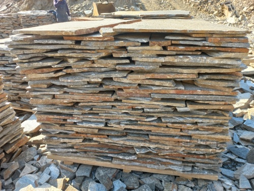 Плитняк серицит облицовочный 10-20мм купить в Ханты-Мансийске