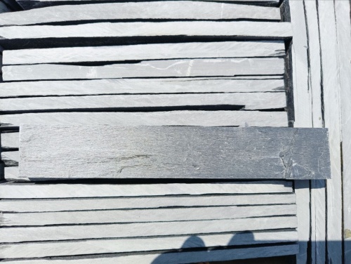 Плитка чёрная из натурального камня фасадная 30 см * 5 см, толщина 7 мм -30 мм купить в Ханты-Мансийске